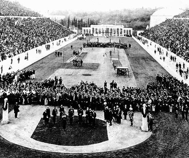 IMAGE: The opening ceremony of the 1896 Summer Olympics. Public domain, via Wikimedia Commons (illustrative purposes only).